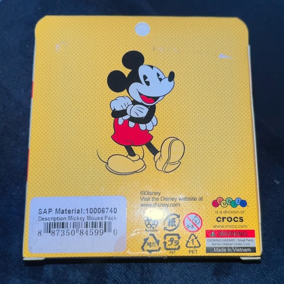 Mickey Mouse Jibbitz for Crocs NIB - Picture 5 of 5